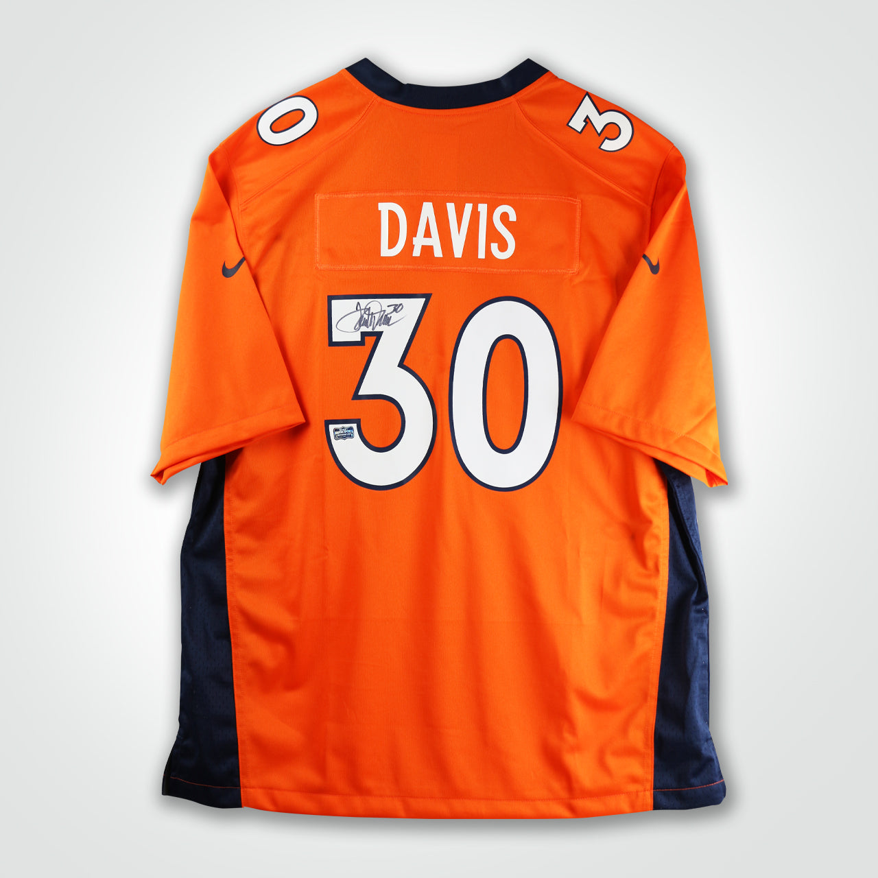 Terrell Davis Signed Broncos Nike Game Jersey