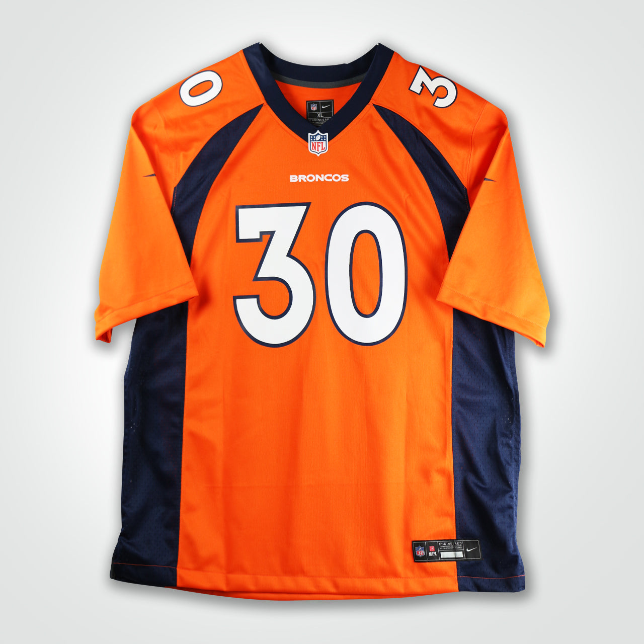 Terrell Davis Signed Broncos Nike Game Jersey