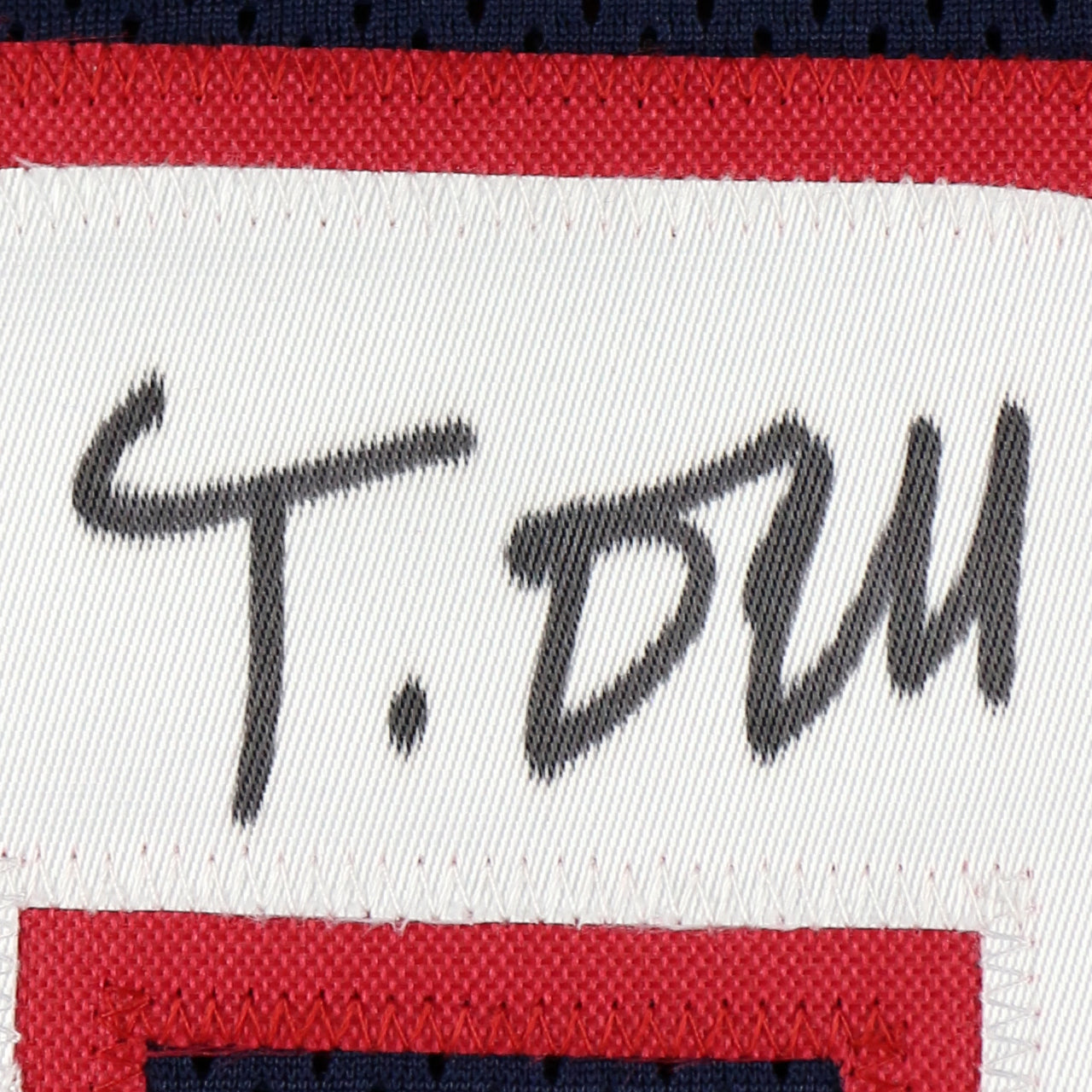 Tank Dell Signed Jersey