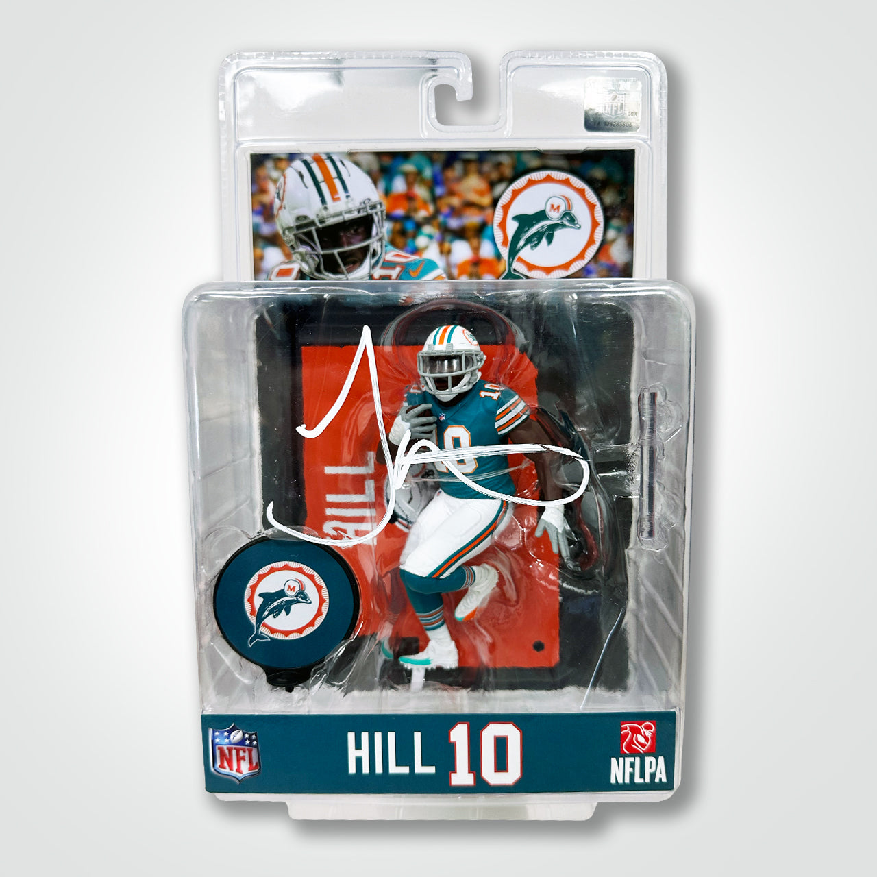 Tyreek Hill Signed Dolphins Figurine