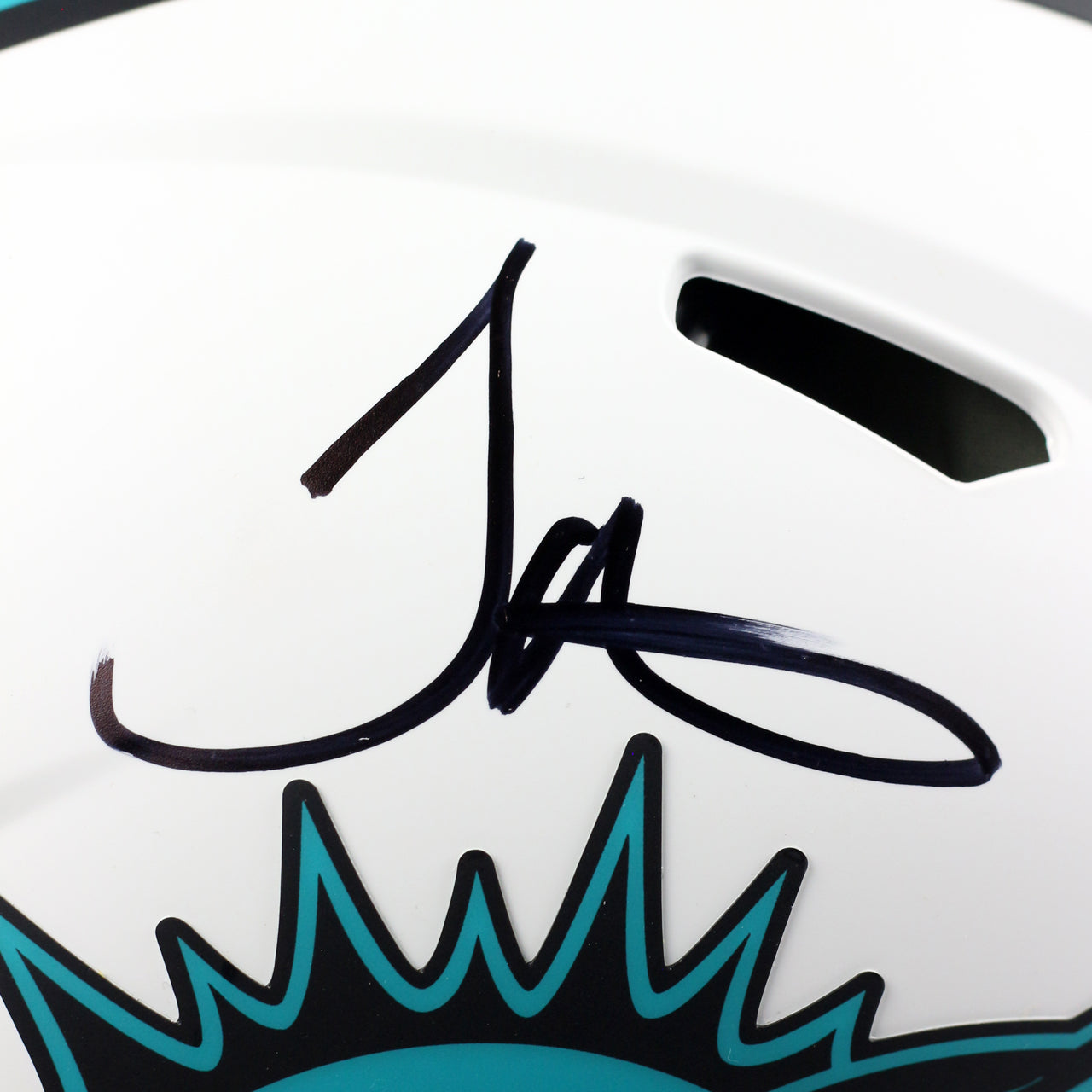 Tyreek Hill Signed Dolphins Lunar Full Size Authentic Helmet