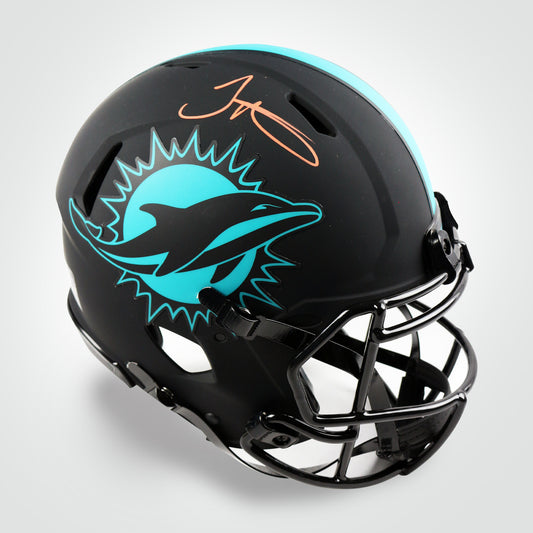 Tyreek Hill Signed Dolphins Eclipse Full Size Authentic Helmet