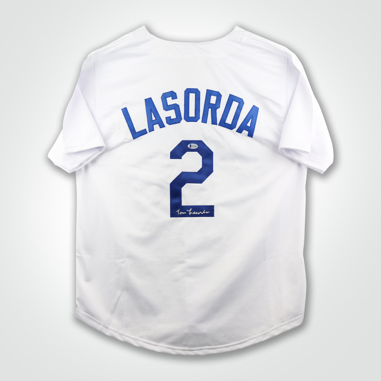 Tommy Lasorda Signed Jersey