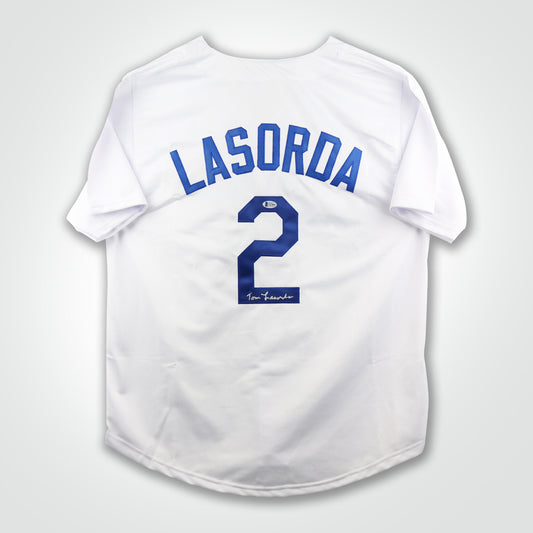 Tommy Lasorda Signed Jersey