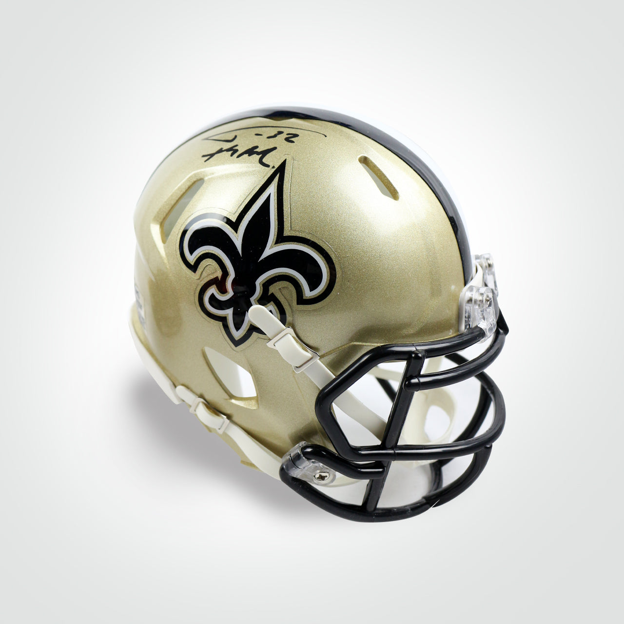 Tyrann Mathieu Signed Saints Speed Mini Helmet