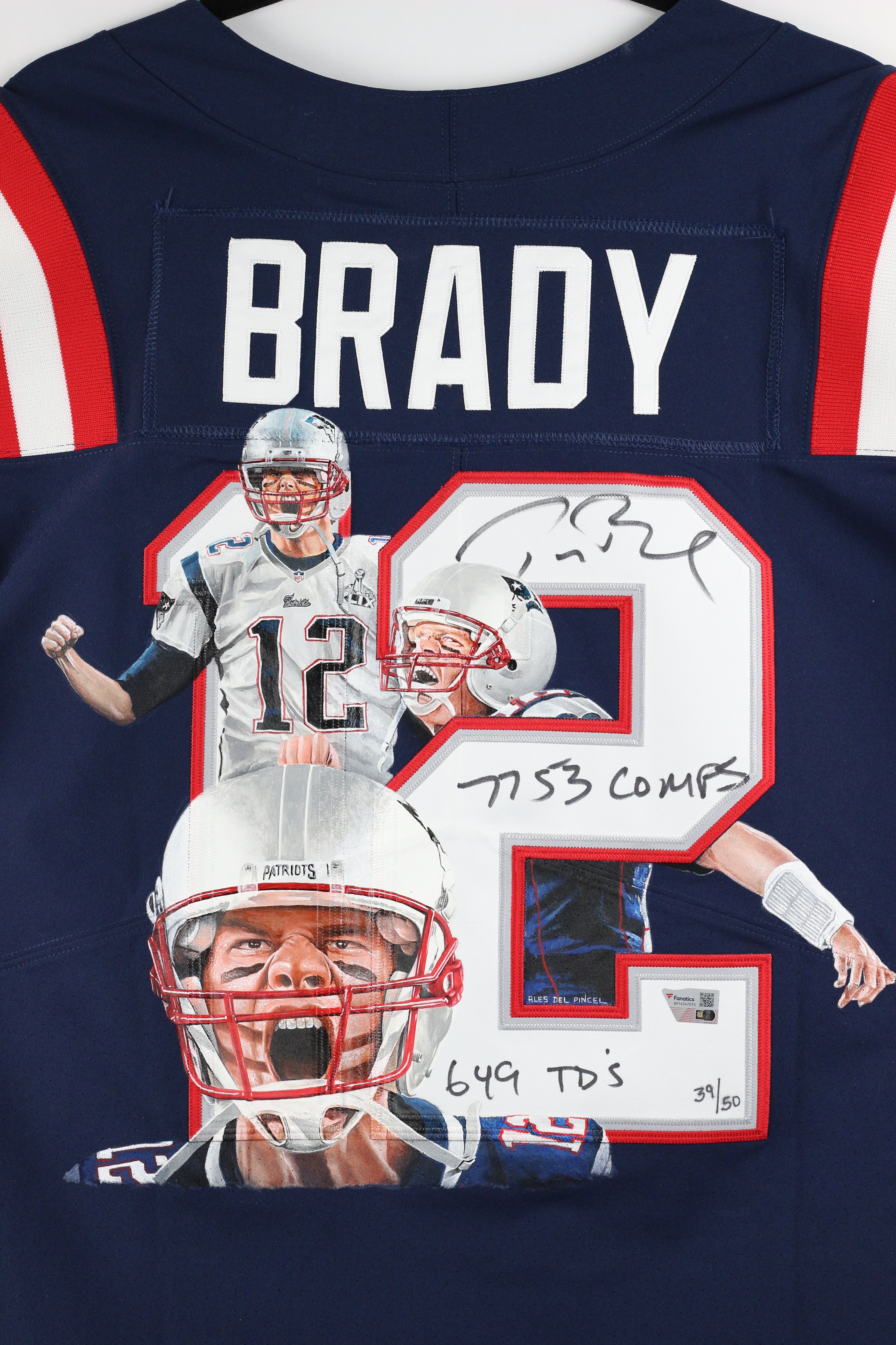 Store patriots memorabilia,hand painted tall g