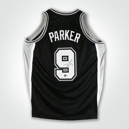 Tony Parker Signed Jersey