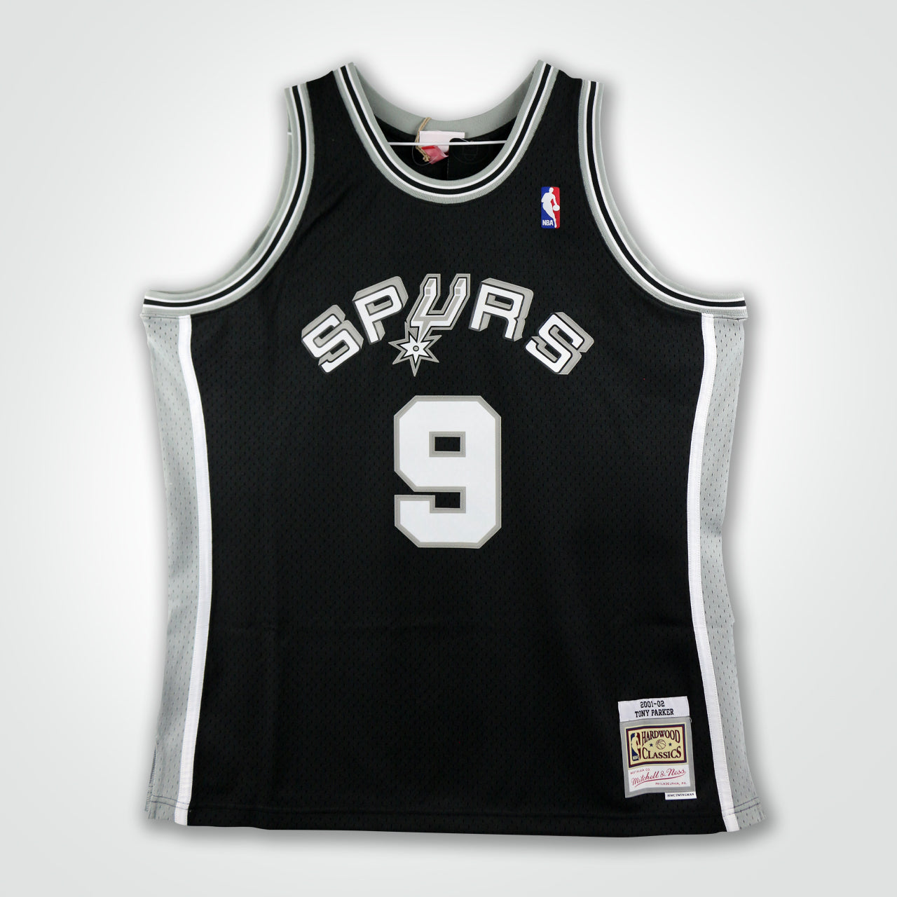 Tony Parker Signed Spurs Mitchell & Ness Swingman 01-02 Jersey