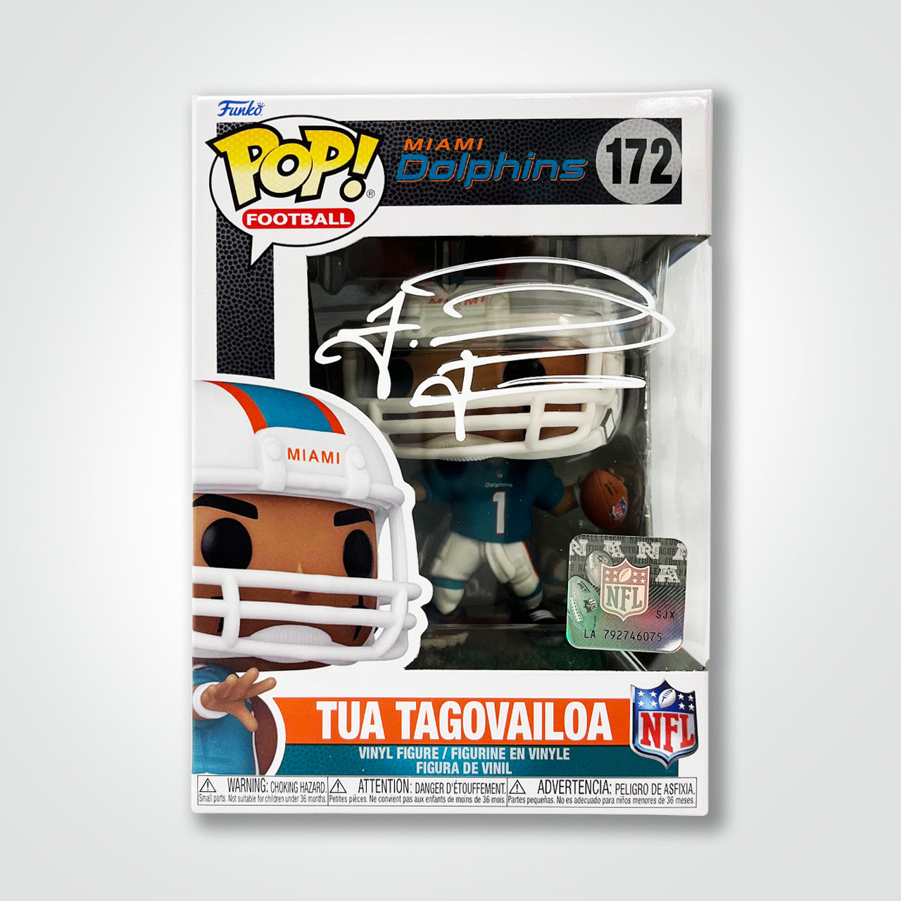 Tua Tagovailoa Signed Dolphins Funko Pop!