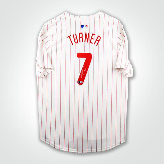 Trea Turner Signed Phillies Nike Jersey