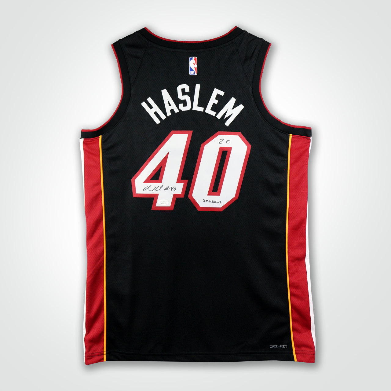 Udonis Haslem Signed Heat Nike Jersey