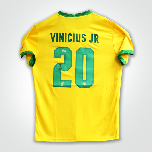 Vinicius Junior Signed Brazil Jersey