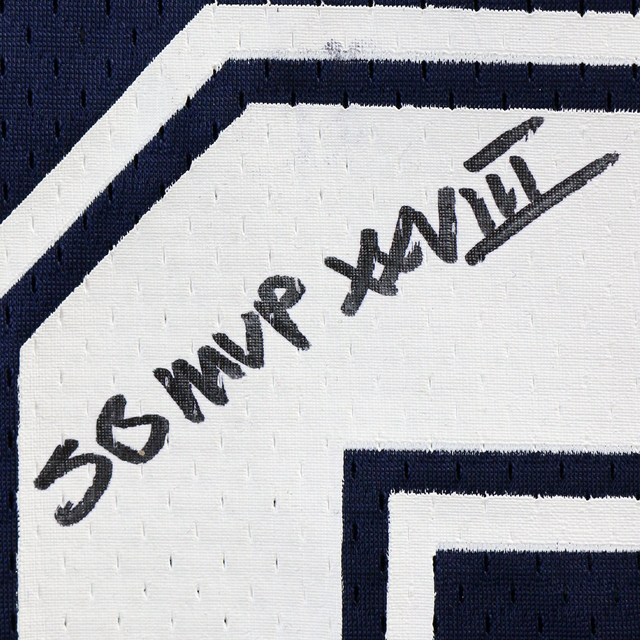 Emmitt Smith Signed Game Issued Cowboys Jersey With 3 Inscriptions - The Real Autograph