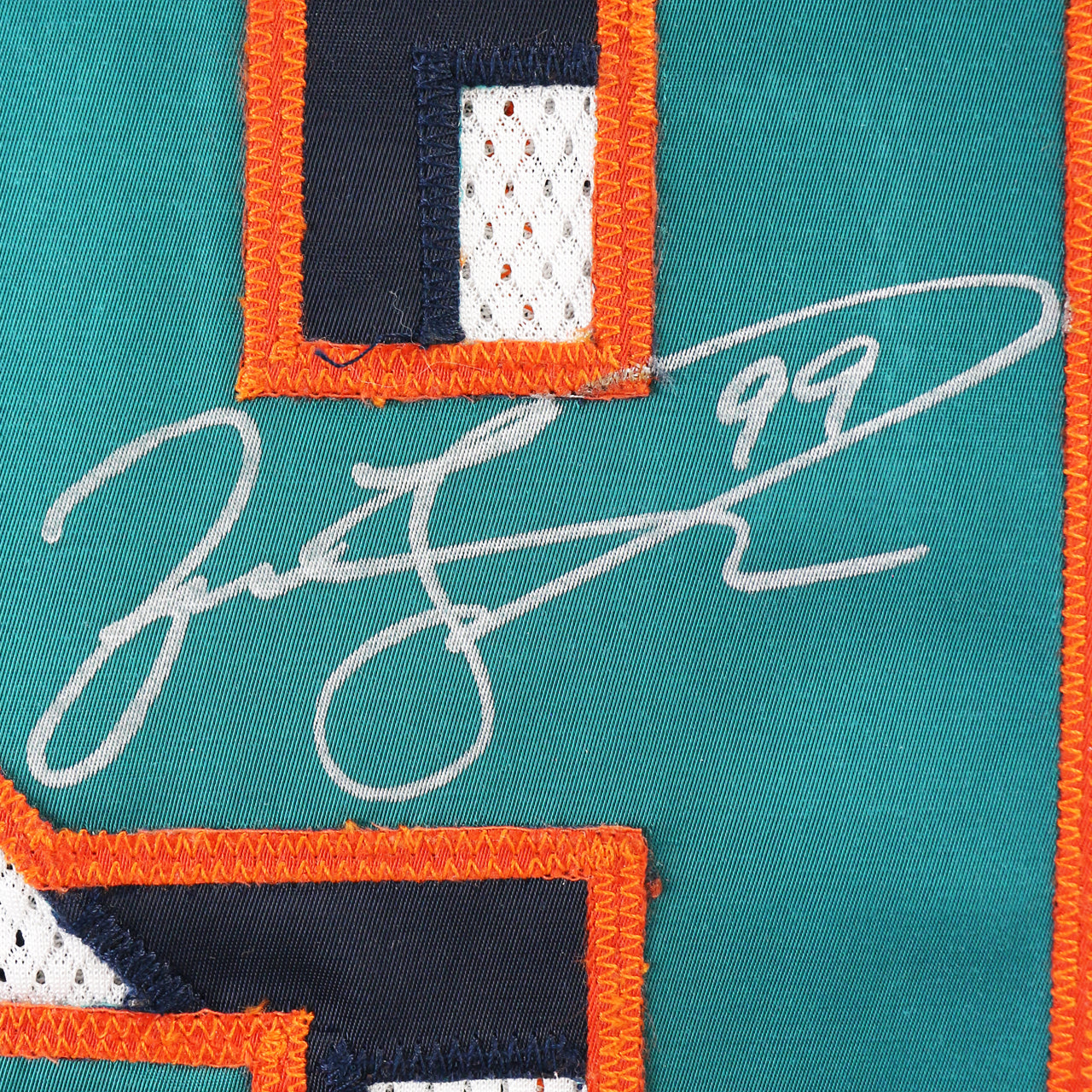 Jason Taylor Signed Game Issued Dolphins Jersey Inscribed "HOF 17" - The Real Autograph