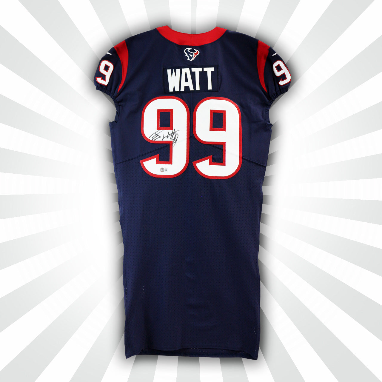 J.J. Watt Signed Game Issued Texans Jersey - The Real Autograph