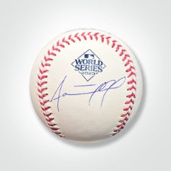 Adolis Garcia Signed 2023 World Series Official Major League Baseball